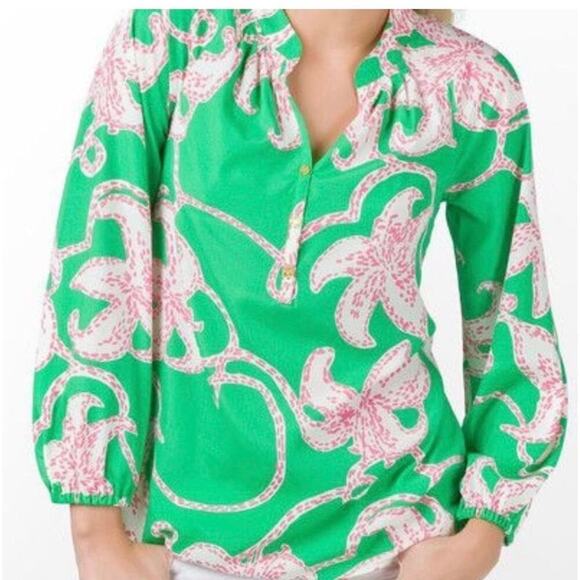 LILLY PULITZER “ELSA” TOP size Small S - Picture 2 of 6